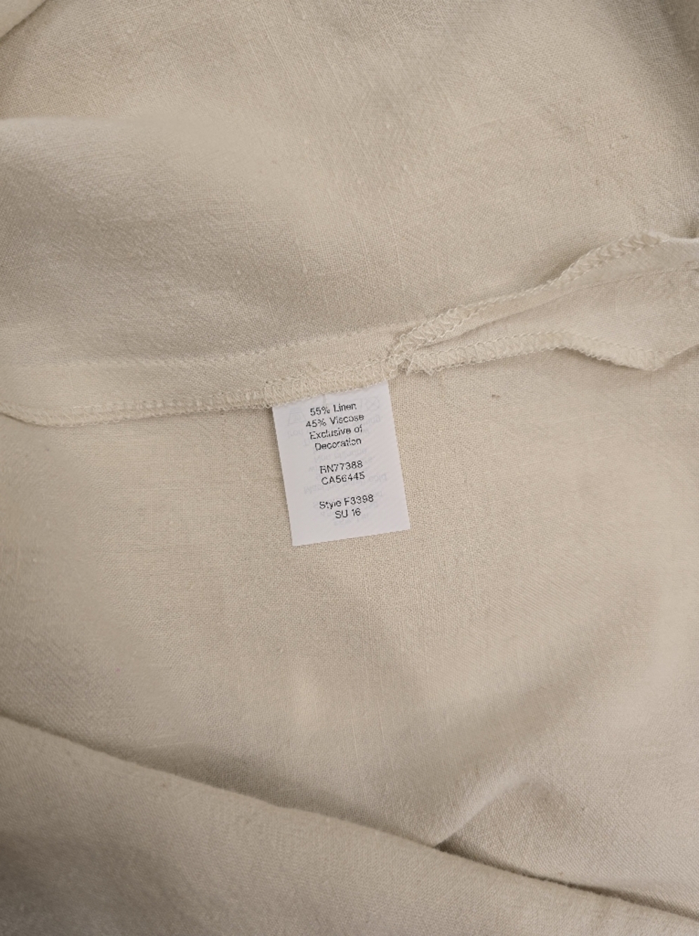 Madewell Embroidered Tribal Paradise Linen Blend Dress S - Picture 7 of 10
